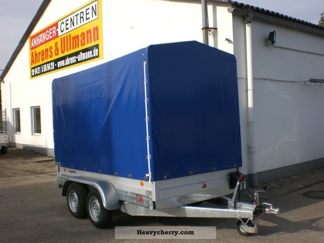 2011 Agados  Plan 2000kg trailer tandem 300x150x180cm Trailer Stake body and tarpaulin photo
