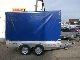 2011 Agados  Plan 2000kg trailer tandem 300x150x180cm Trailer Stake body and tarpaulin photo 3