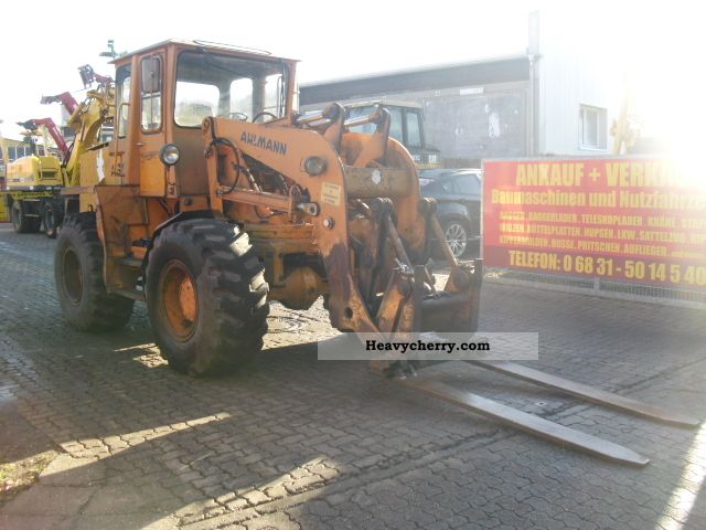1991 Ahlmann  Loaders AS Schwenklenkarm 12E ** / ** forks Construction machine Wheeled loader photo