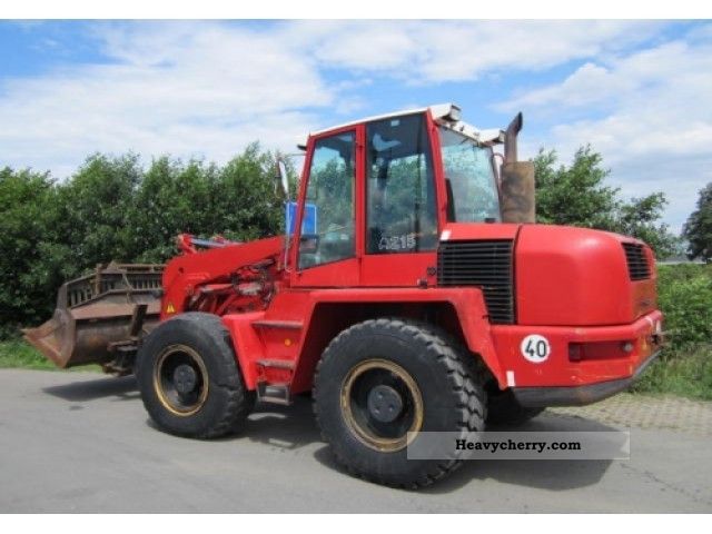 2001 Ahlmann  AZ150 Construction machine Wheeled loader photo
