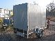 2011 Atec  WOODEN BOX TRAILER WITH COVER 1300 Kg / stakes Trailer Stake body and tarpaulin photo 3