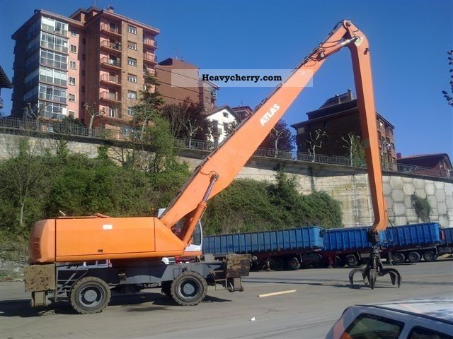 2003 Atlas  ATLAS / TEREX 5005 UMSCHLAG.BAGGER HIGH CABIN-2003 Construction machine Mobile digger photo