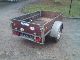 2001 Barthau  750 KG Bordwnd Plane to open the front and rear Trailer Stake body and tarpaulin photo 3
