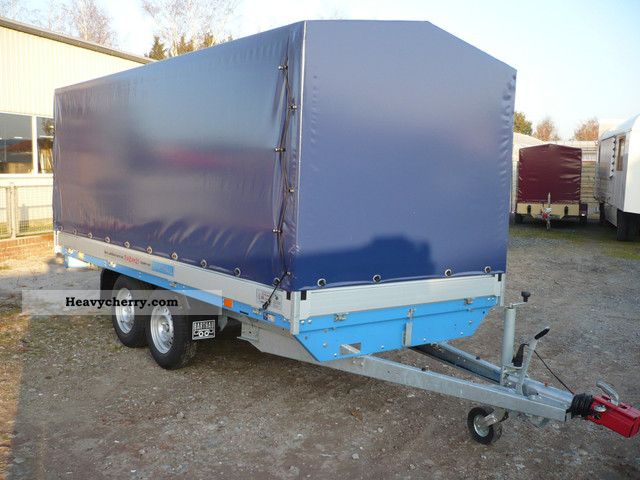 2011 Barthau  SP 2702 Trailer Stake body and tarpaulin photo