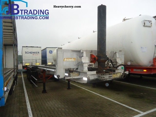 1985 Benalu  40 ft container tipping chassis Semi-trailer Swap chassis photo