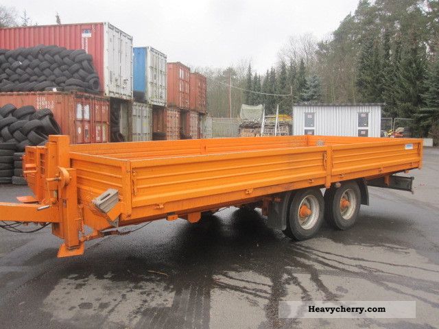 2004 Blomenrohr  Blomenröhr 10.5 to trailer tandem Trailer Low loader photo