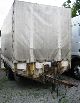 1993 Dinkel  DME 10000 2-axle tandem trailer Trailer Stake body and tarpaulin photo 1