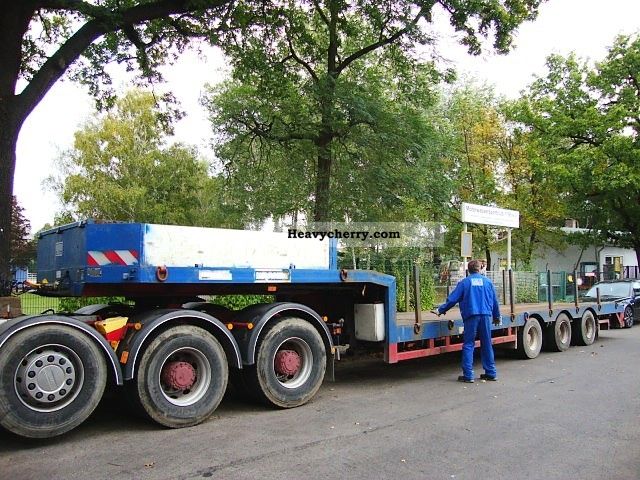2000 ES-GE  Tele 3-axle semi-trailer drawn conclusions Semi-trailer Low loader photo