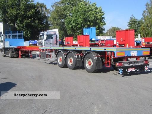 2011 ES-GE  3-axle trailer Tele - lightweight Semi-trailer Platform photo