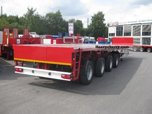 2009 ES-GE  4 - axle semi-trailers - 3 x tele Semi-trailer Platform photo