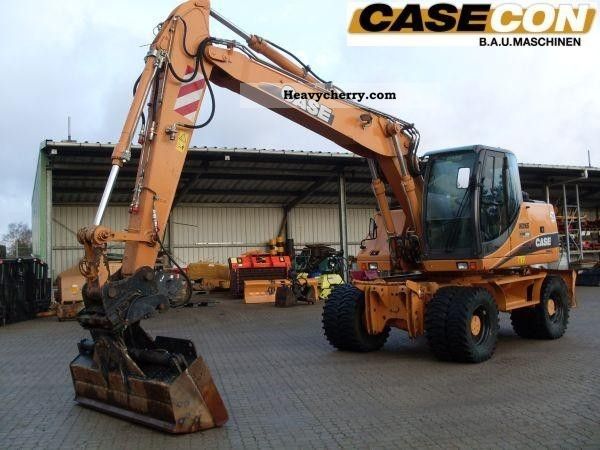 2008 Case  WX 165 Series 2 Tier III Construction machine Mobile digger photo