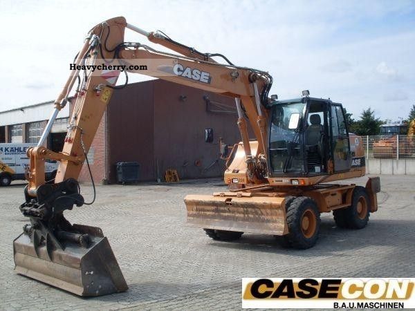 2009 Case  WX-165 outrigger plate / rod blade Construction machine Mobile digger photo