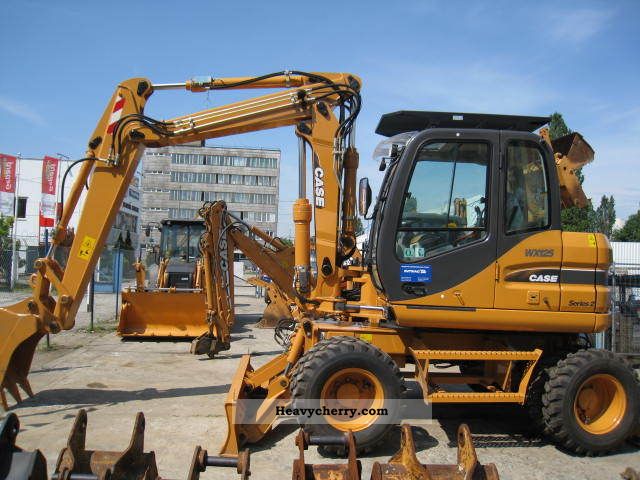 2011 Case  Koparka Kołowa WX 125 Construction machine Mobile digger photo