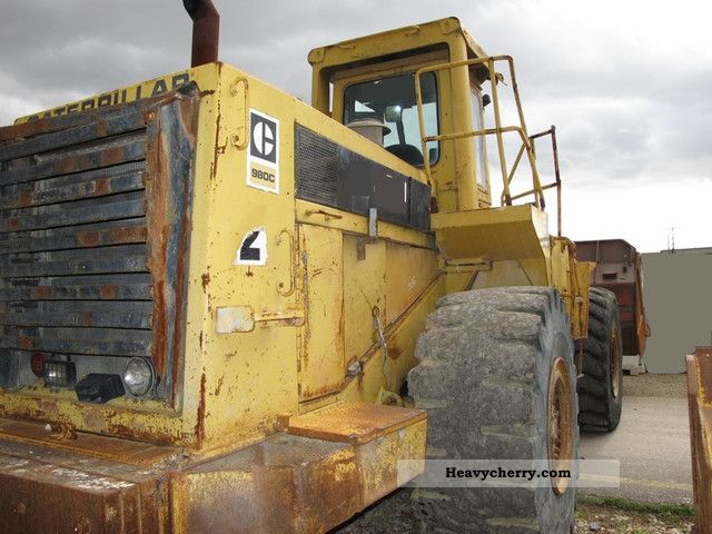 Cat 980 C 980c Wheel Loader Bucket 17 1982 Wheeled Loader