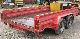 1990 Blomert  MT 8 trailers for transporting equipment Trailer Low loader photo 4