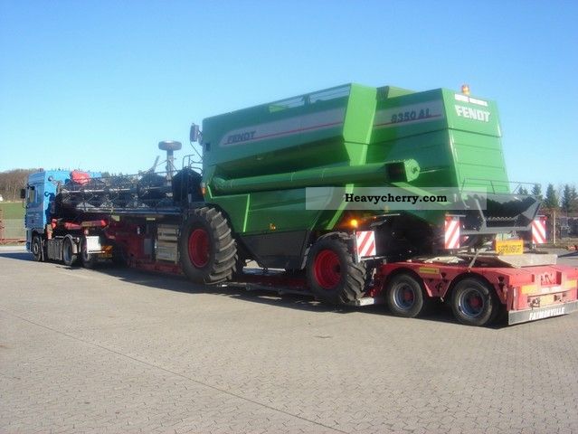 2007 Faymonville  Deep bed for combine harvesters / Combine Semi-trailer Low loader photo