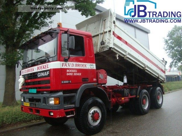 1993 Ginaf  G 3333 S tipper Truck over 7.5t Three-sided Tipper photo