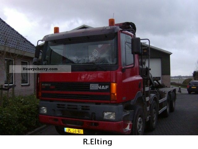 2002 Ginaf  M 4241 S 8x4 Truck over 7.5t Roll-off tipper photo
