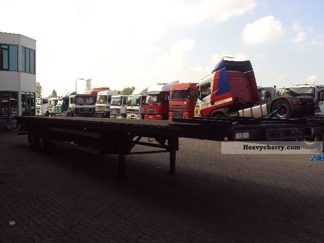 1988 Groenewegen  OPEN 2-AS Semi-trailer Stake body photo