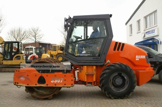 2007 Hamm  3307 - Scharfuß, vibration, AirCo, tires 90% Construction machine Rollers photo