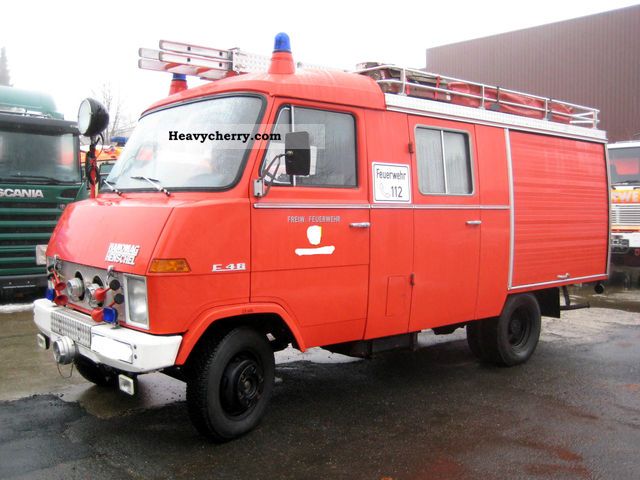 1972 Hanomag  Henschel-F46 fire LF8 complete with loading Van or truck up to 7.5t Ambulance photo