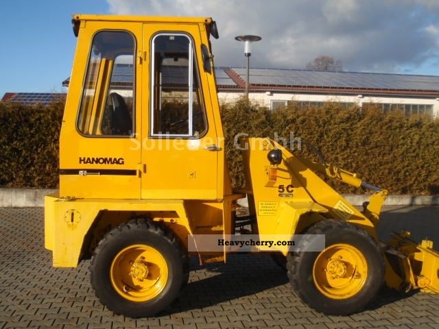 1981 Hanomag  5 C Construction machine Wheeled loader photo