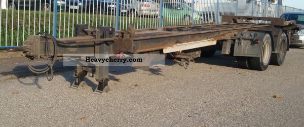 2004 HKM  18to tandem rolling sled trailer G18TSZL1, 3 Trailer Swap chassis photo