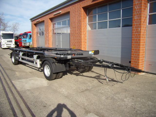 2012 HKM  Meiller K 18 ZL Combi 5.0 Cont .- Anh weanlings Trailer Roll-off trailer photo