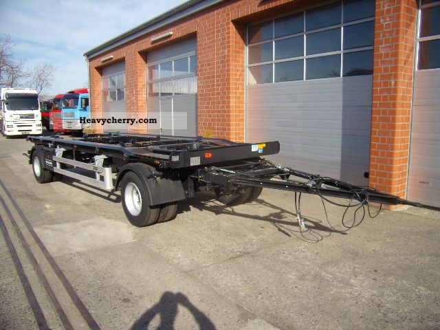 2011 HKM  Meiller K 18 ZL Combi 5.0 Cont .- Anh weanlings Trailer Swap chassis photo