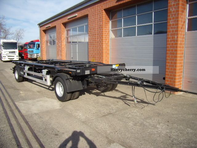 2012 HKM  Meiller K 18 ZL Combi 5.0 Cont .- Anh weanlings Trailer Swap chassis photo