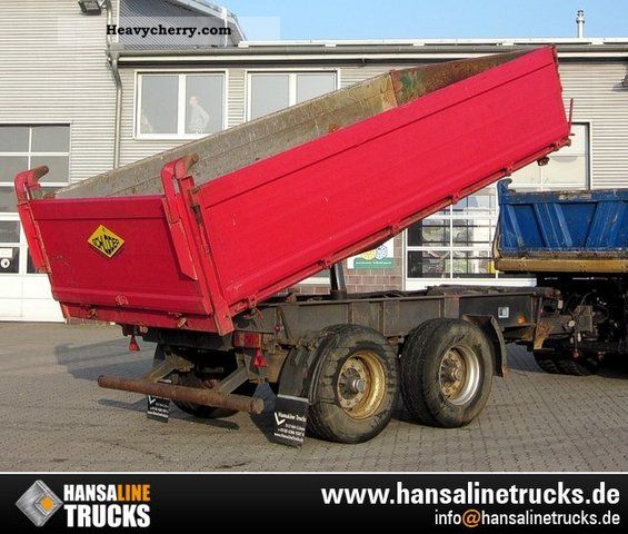 1998 Hoffmann  LEDK 18ton OTS TANDEM TIPPING TRAILER Trailer Other trailers photo