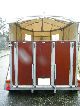 1991 Homar  3-horse trailer aluminum top condition m. Tack room Trailer Cattle truck photo 2