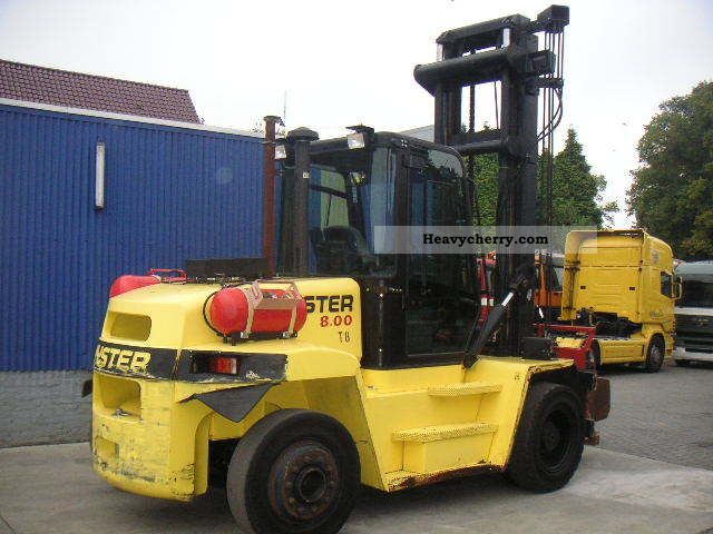2002 Hyster  H10.000 T VERY CLEAN! Forklift truck Front-mounted forklift truck photo