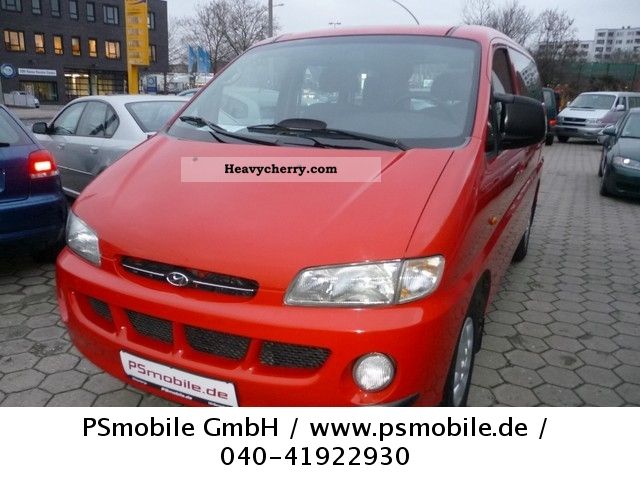 1999 Hyundai  H1 Starex 2.4i air / 6 seats / M + S / 2x elGSD Van or truck up to 7.5t Estate - minibus up to 9 seats photo