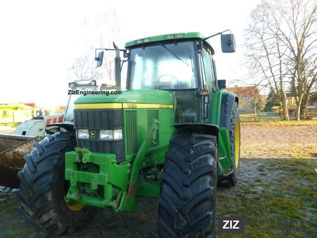 1998 John Deere  6910 Agricultural vehicle Tractor photo