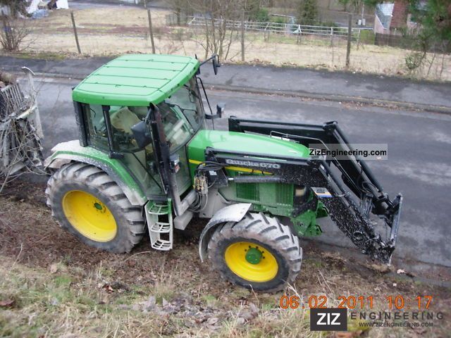 1998 John Deere  6510 Agricultural vehicle Tractor photo