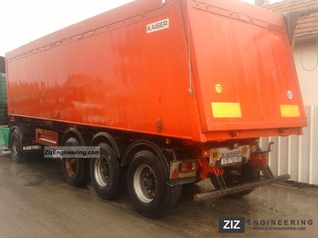 1998 Kaiser  38m3 tipper Semi-trailer Tipper photo