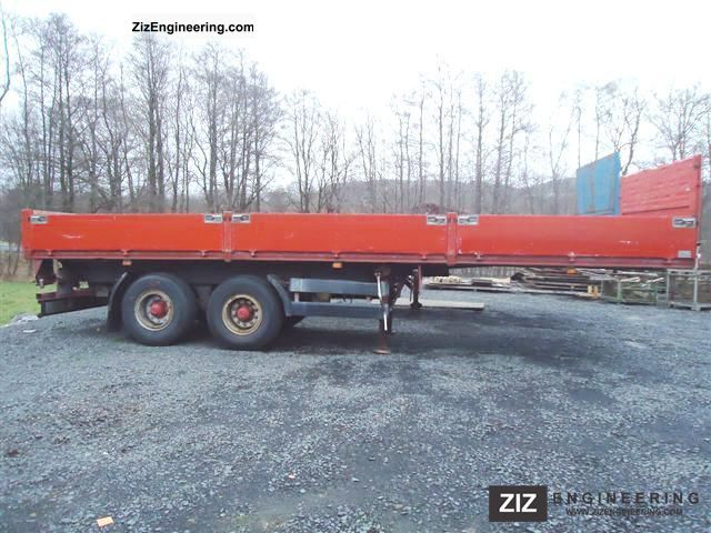 1988 Kassbohrer  Kässbohrer SB 10-18 L Semi-trailer Stake body photo