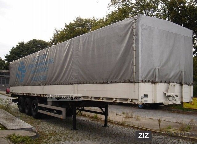 1990 Kassbohrer  Kässbohrer SB 10-24 13.8 tarp bows Semi-trailer Stake body and tarpaulin photo