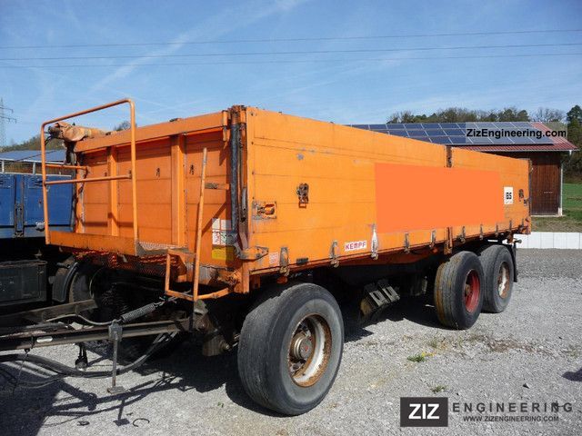 2000 Kempf  HKD24 Trailer Three-sided tipper photo