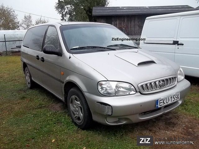 Kia CARNIVAL 2000 Boxtype delivery van long Photo and Specs