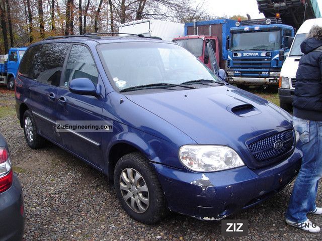 Kia Carnival 2.9 D 2005 Boxtype delivery van Photo and Specs