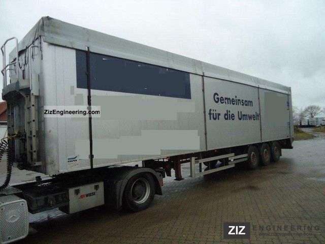 2005 Knapen  Schubboden K200 aluminum rims 92m ³ Semi-trailer Walking floor photo