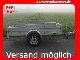 Koch  U7-750kg unbraked trailer 300x150x45 2011 Trailer photo