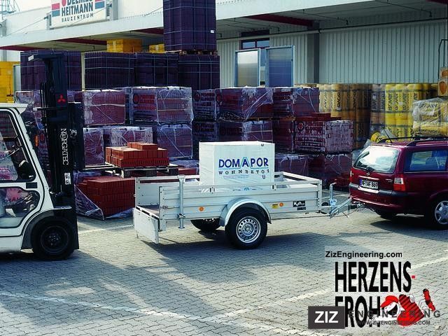 2009 Koch  125x250cm 1.3 t 100 km / h Trailer Trailer photo