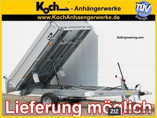 2012 Koch  Rear tipper RK 151x230x36cm 1.5 t Trailer Other trailers photo