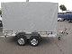 2011 Koch  150.300.20 ALU 2.0 tons with 180 cm COOKING PLANE ckc Trailer Stake body and tarpaulin photo 1