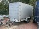 2002 Koch  150x400cm 1,5 t with high cover 180cm silver Trailer Low loader photo 1