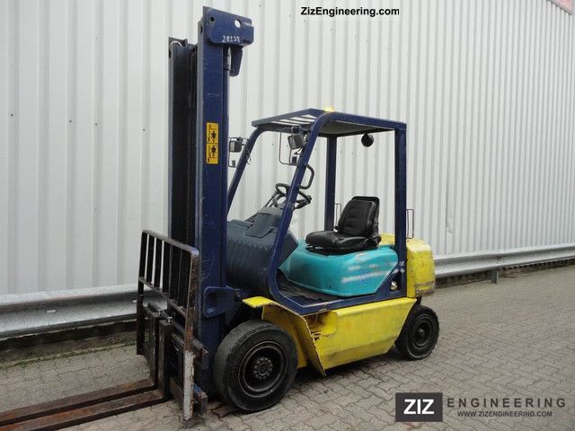 Komatsu Fd 25 1996 Front Mounted Forklift Truck Photo And Specs