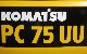 2011 Komatsu  PC 75 UU-2 - ** AIR CONDITIONING ** Construction machine Mini/Kompact-digger photo 11